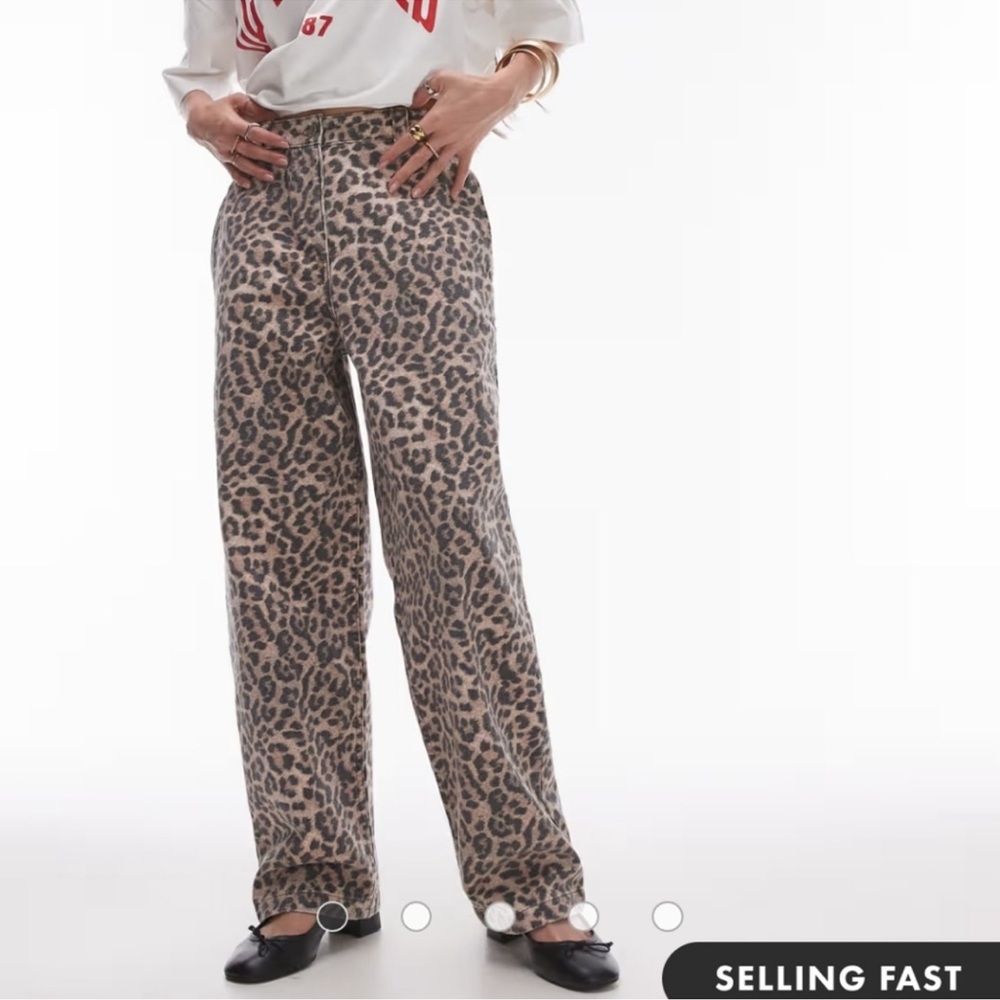 TOPSHOP Jeans léopard  6
